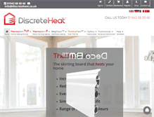 Tablet Screenshot of discreteheat.com